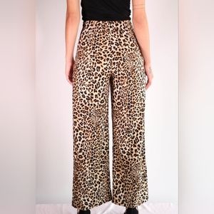 Forever 21 Chiffon Leopard Print